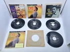 UNTESTED Elvis Presley 45 RPM RECORD Lot Of 4 &  Sleeves, 1 Empty Sleeve