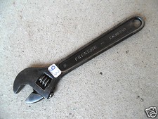 (n°23 ) old tool /  OUTIL ANCIEN, clé à molette signée PREXEMS