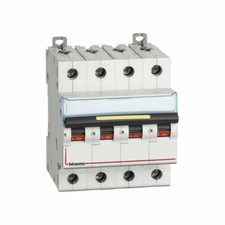 Bticino btdin100 interruttore magnetotermico automatico 4p 6a 10ka f84h//6