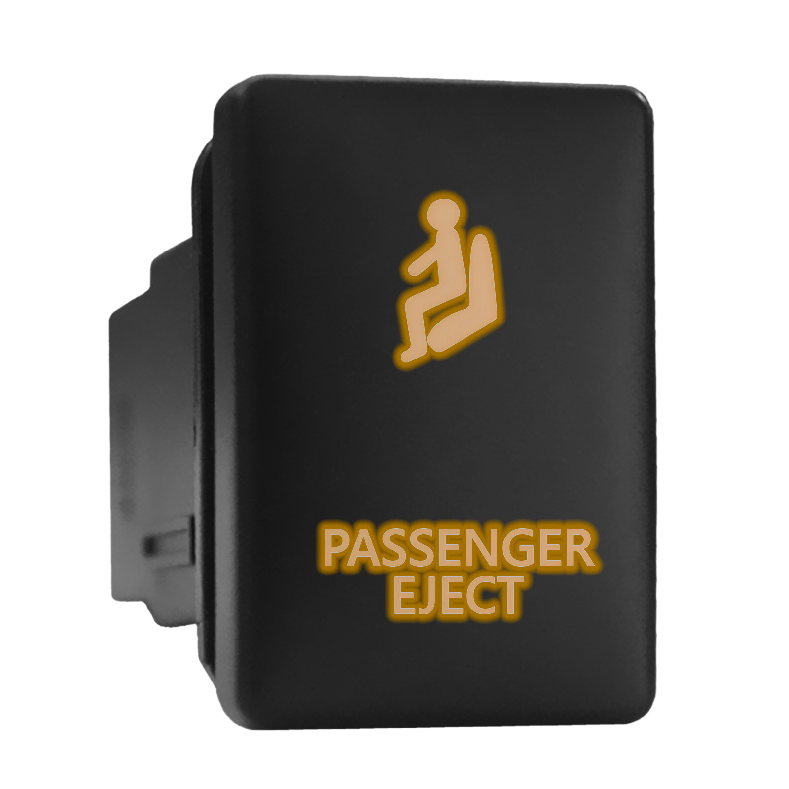 Orange Backlit Push-In Eject Switch for Toyota 1.28x0.87-in  