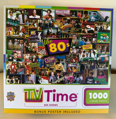 MasterPieces - TV Time - 80's Shows 1000 Piece Jigsaw Puzzle