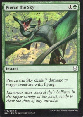 2X PIERCE THE SKY 176/269 DOMINARIA MTG MAGIC LP X2