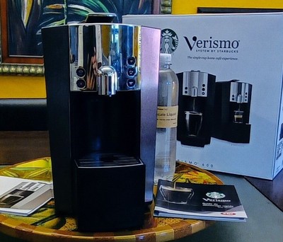 Starbucks Verismo 600 Graphite Negro K-tarifa Cafetera Café Negro Piano  Nuevo | eBay