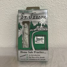 The Authentic St. Joseph Home Sale Practice Religious Plastic Statue 4" USA made