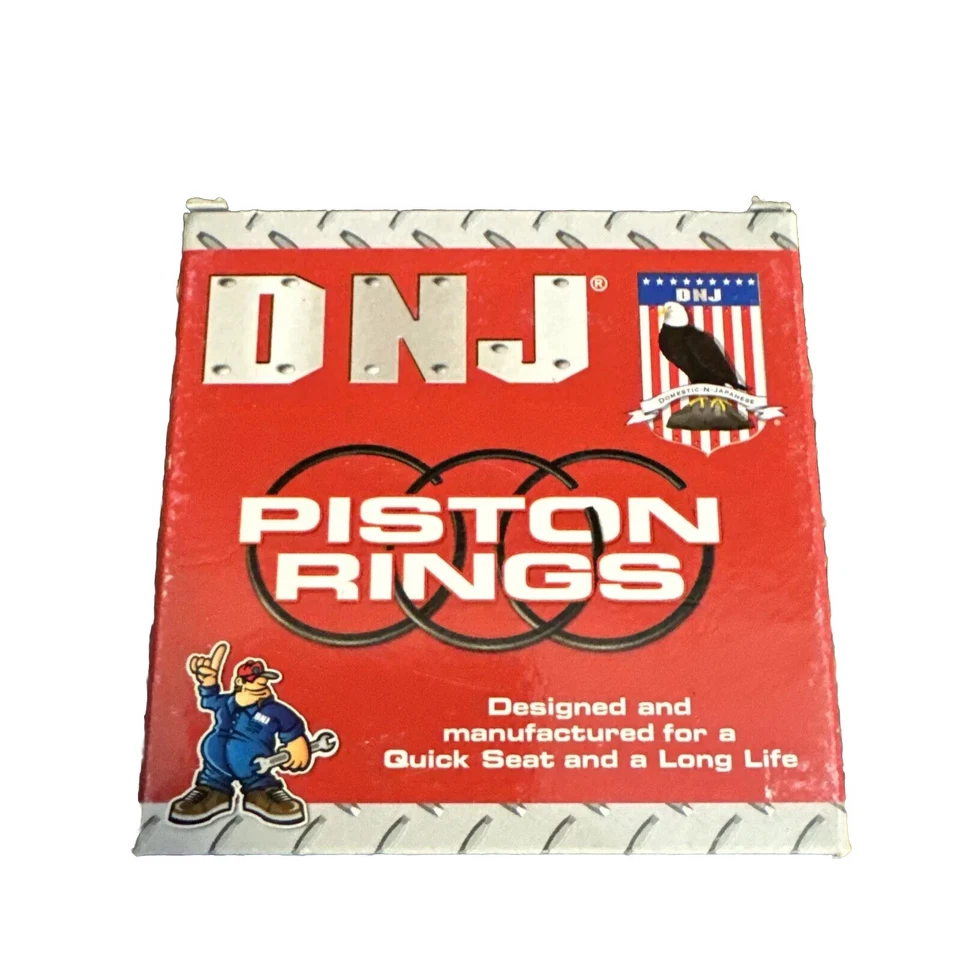 Engine Piston Ring Set-DOHC, Ecotec, 16 Valves DNJ PR336 - Image 3 of 3