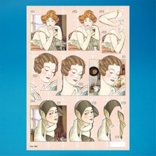 Art Deco A4 Die Cut 3D Decoupage Sheet (051-1006)