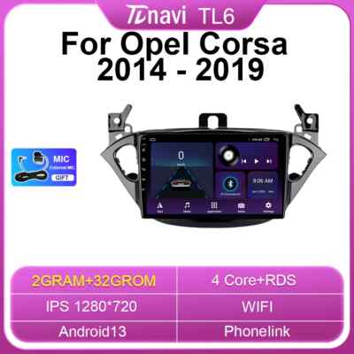 Stereo Android For Opel Corsa E Car Radio Audio Multimedia GPS Navigation Auto