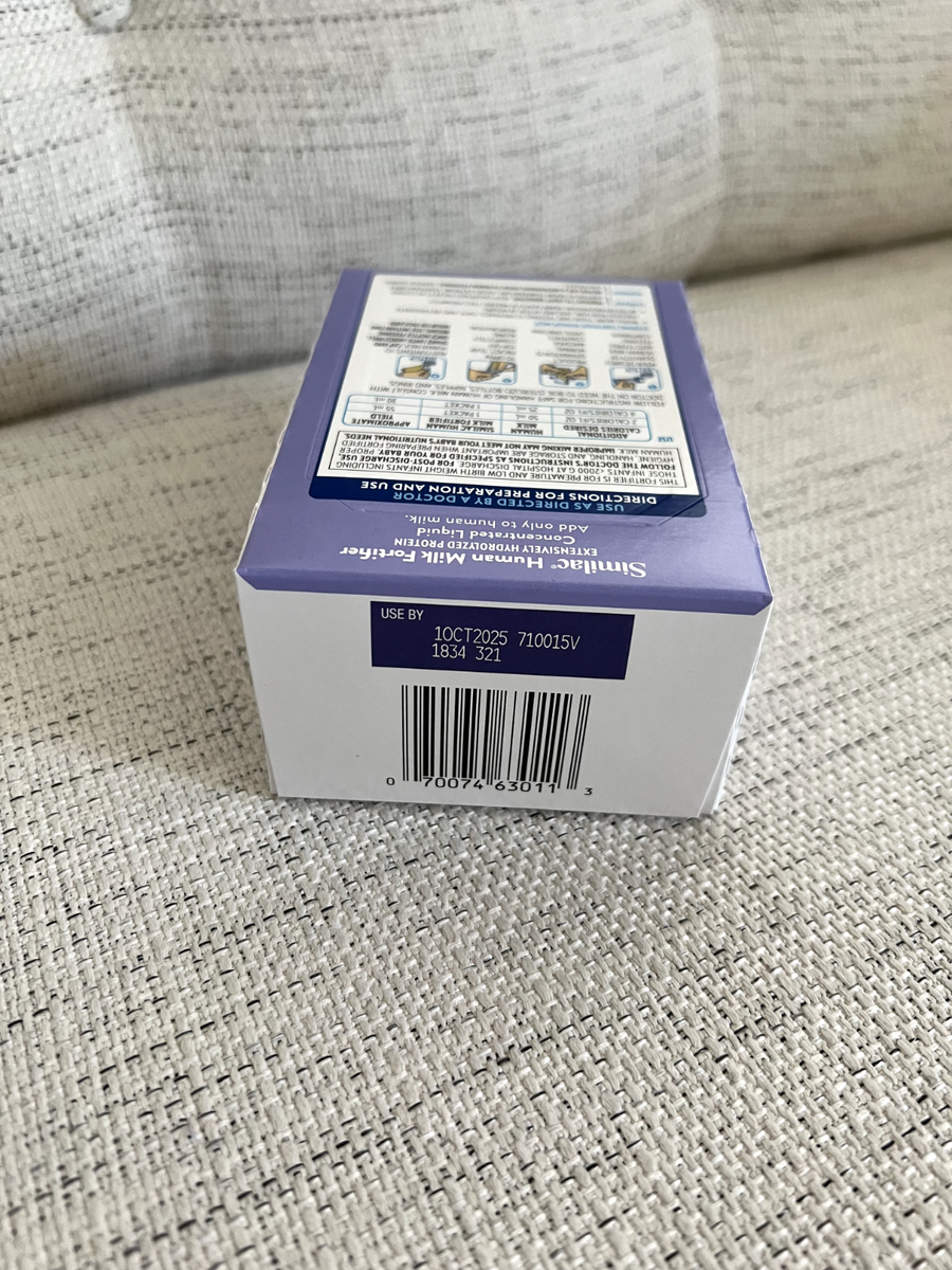 Nutrition Facts Similac Milk Fortifier Abbott Similac Human Milk