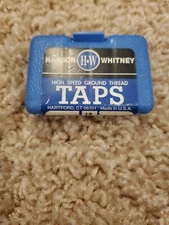 HANSON WHITNEY 3-FLUTE HIGH SPEED GH3 FAST SPIRAL BOTTOMING TAPS (9 PC)