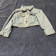 Picapino 12 Months Jean Denim Jacket With Copper Buttons
