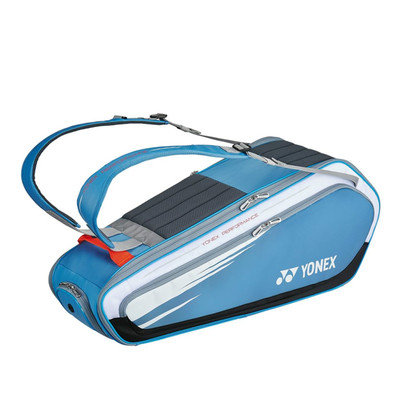 YONEX Tennis Bag 6 Rackets Case BAG2322R Backpack Smoke Blue Shoe Divider Japan