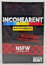 WHAT DO YOU MEME? Incohearent - Adult Party Game NSFW Expansion Pack NEW FreeS&H