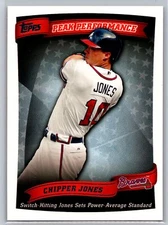 2010 Topps #PP-39 Chipper Jones Peak Performance Atlanta Braves