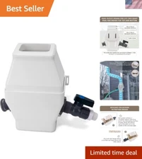 RainWater Collection System Fits for 2x3 or 3x4 Inch Downspout Diverter Colan...