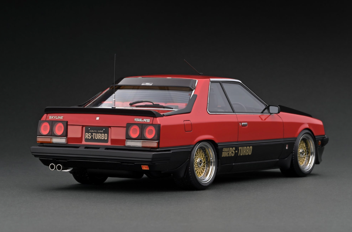 1/18 スカイラインRS 1/18 Ignition model Nissan Skyline 2000 RS- Turbo in Red / Gold
