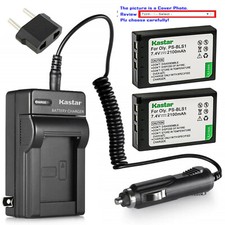 Kastar Battery AC Travel Charger for Olympus BLS-1 PS-BLS1 Olympus E-420 Camera