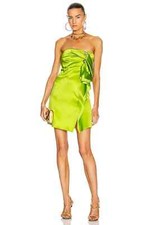 2020 S/S Look #42 New Versace Lime Strapless Dress as Seen on Selena 40 - 4