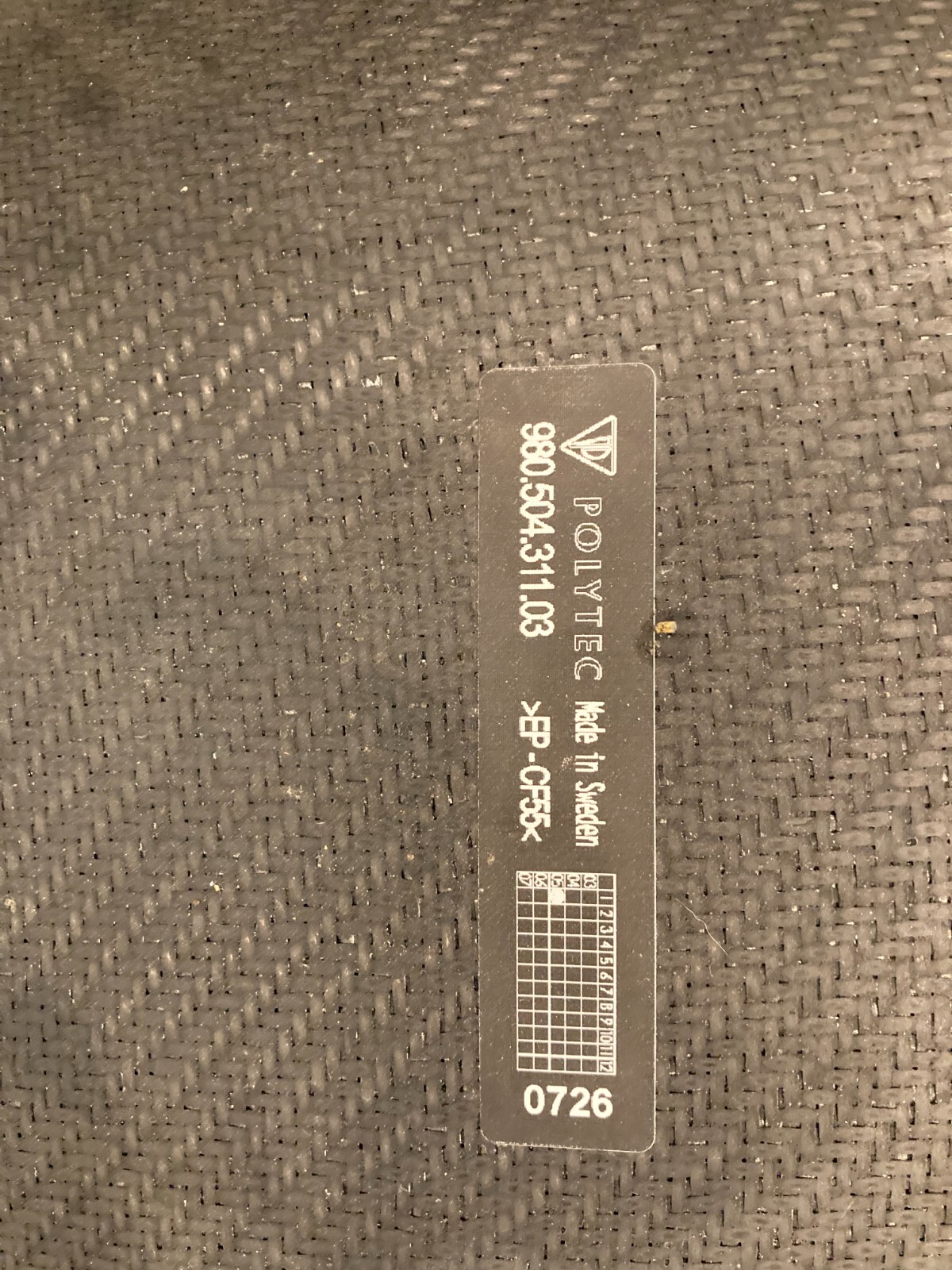 2005 Porsche Carrera GT Center Air Guide