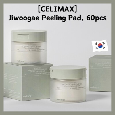 [CELIMAX] Jiwoogae Heartleaf BHA Peeling Pad 125ml 4.22 fl oz 60pcs / From Korea