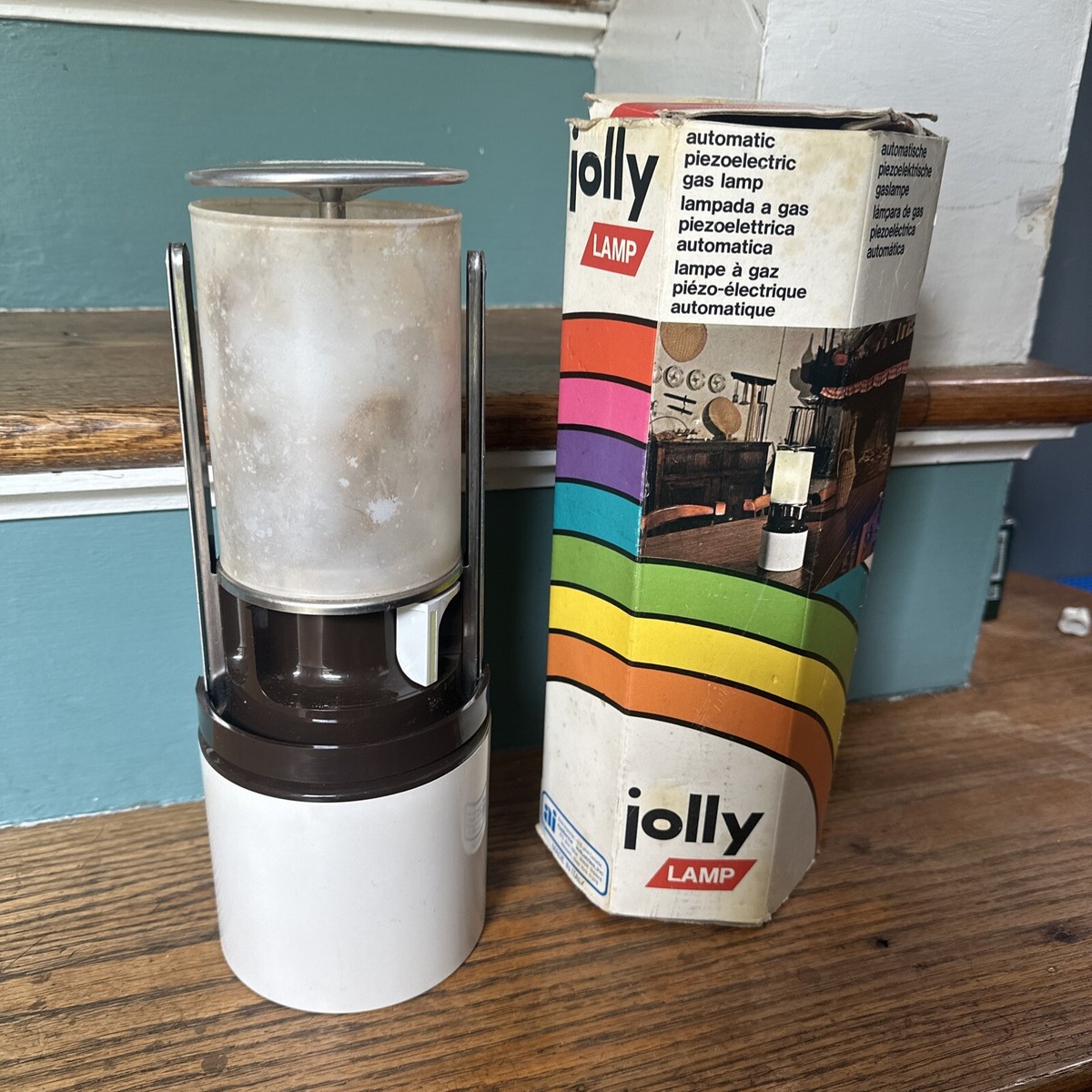 VINTAGE 1970's Jolly Lamp Piezoelectric butane gas lamp Italy | eBay