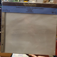 12x12 Scrapbook Album Refill 10 sheets 20 pages  Extention Post Recollections