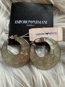 armani hoop earrings