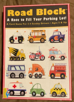 Road Block A Race To Fill Your Parking Lot! Card Game Family Fun Age 5+ used