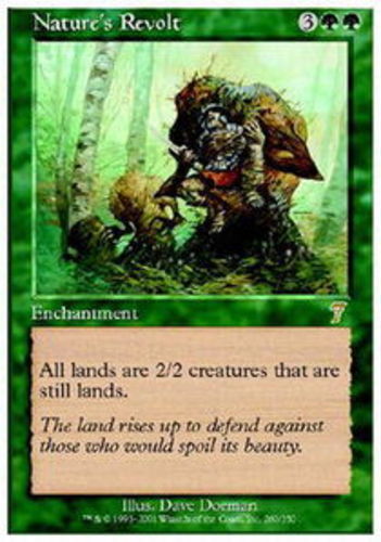 [1x] Nature's Revolt - Foil Near Mint, English Seventh Edition MTG Magic