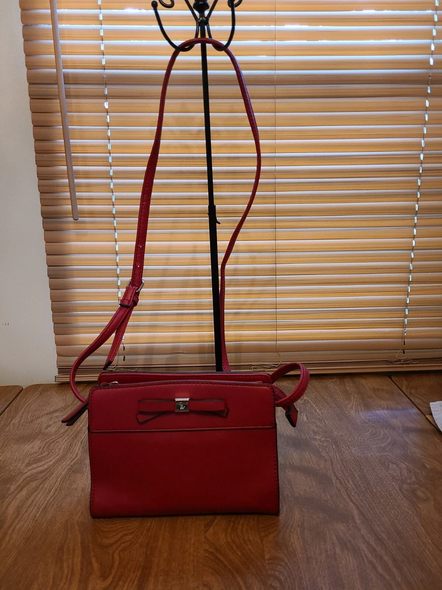 Red crossbody shop bag ebay