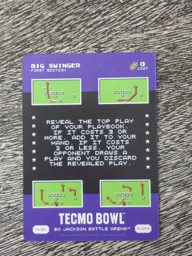 2026 Bo Jackson Battle Arena Tecmo Bowl Big Swinger Play PL-32