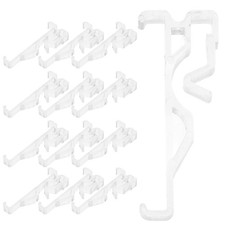12 Pcs Blind Fixing Bracket Travel Hold down Clips Blinds for Fabric Valance ⭐