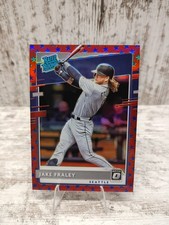 2020 Donruss Optic Jake Fraley RC #80 Freedom Prizm 44/45 Seattle Mariners