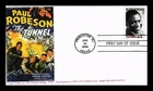US COVER PAUL ROBESON BLACK HERITAGE SERIES FIRST DAY ISSUE GG CACHET