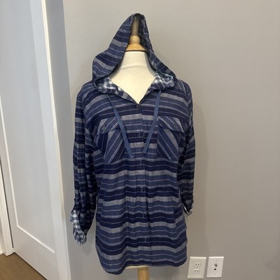 Columbia Flannel Jacket With Hood Women