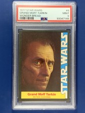 1977 STAR WARS WONDER BREAD #6 Grand Moff Tarkin PSA 9