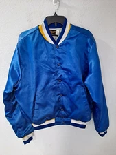 VTG Swingster San Diego Chargers Satin Blue Jacket Patch Logo Men’s L USA Made