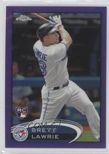 2012 Topps Chrome Retail Purple Refractor Brett Lawrie #173 0a9j