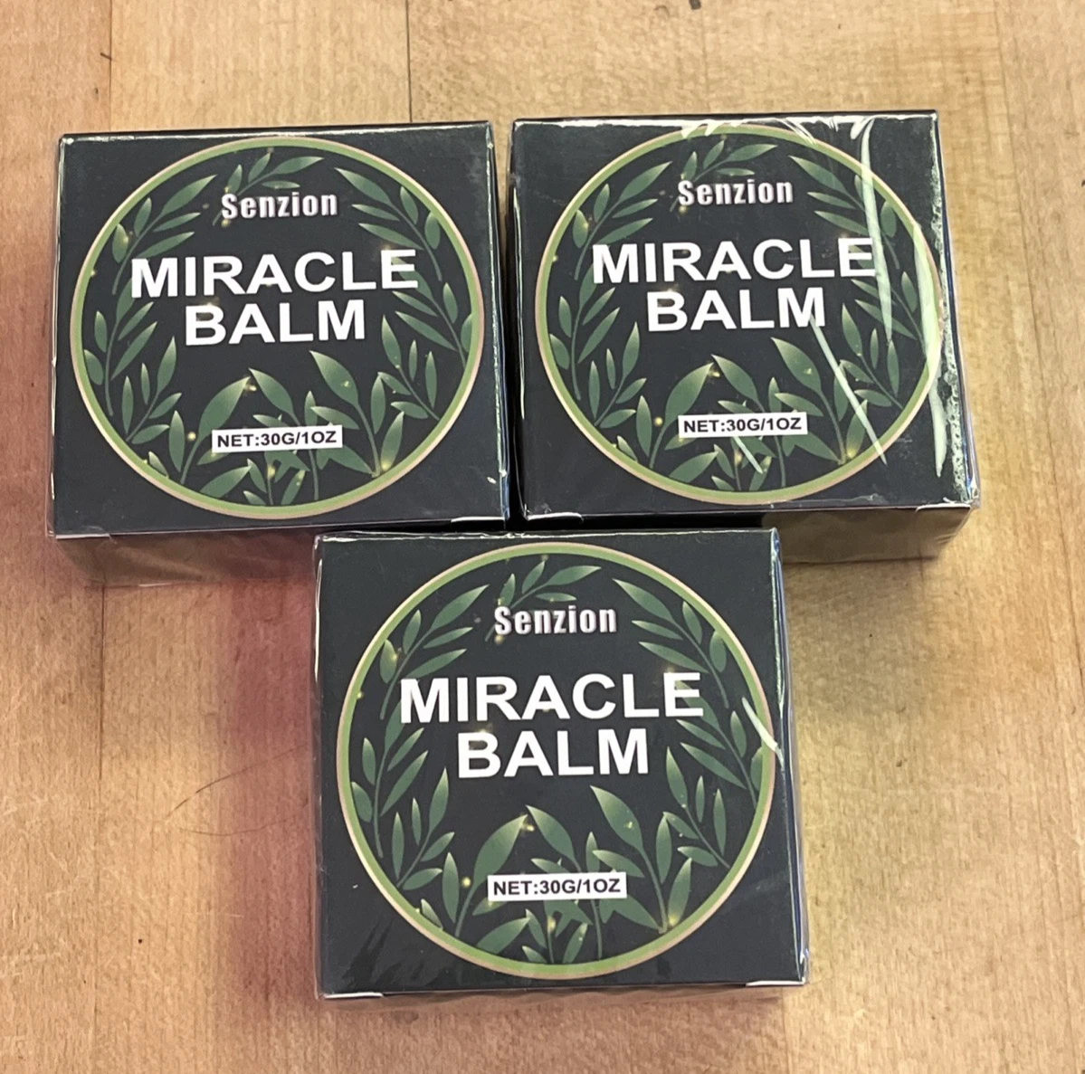 Senzion Miracle Balm, 3 Pack for Legs, Arms, and Back Relief & Comfort - SEALED