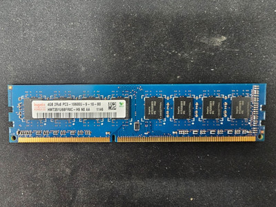 Hynix 4GB DDR3 1333MHz PC3-10600U Desktop RAM hmt351u6bfr8c-h9
