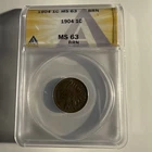 1904 Indian Head Penny ANAC MS 63 BRN