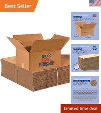 Brand New Shipping Boxes Medium 16x14x8 Kraft 25-pack