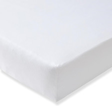 Essential Organic Cotton Fitted Crib Sheet, Breathable for Boy Girl Standard Cri