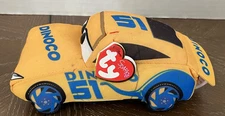 TY Sparkle Beanie Disney/Pixar Cars 3 Cruz Ramirez 6" Dinoco Plush Car With Tags
