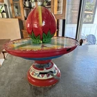 J. Chein & Company Vintage Tin Wind-up Flower Ballerina Toy for Ages 1-11 Years