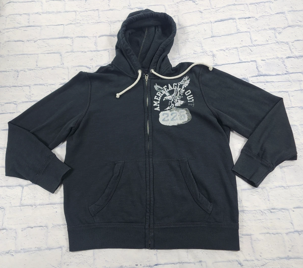 American Eagle Outfitters Cotton Full Zip Hoodies & Sweatshirts