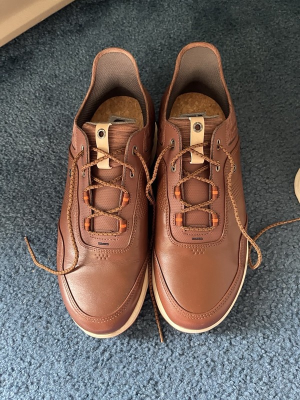 Footjoy Stratos Men's Golf Shoes 50073 Cognac Size 9.5