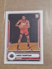 2023 AMEN THOMPSON PANINI MINI STICKER NBA ROOKIE CARD RC #337 HOUSTON ROCKETS 
