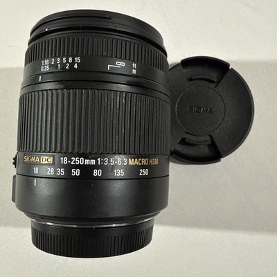 SIGMA 18-250mm F3.5-6.3 DC MACRO OS HSM Lens for Nikon