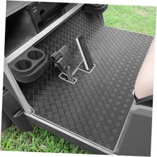 Golf Cart Floor Liner Mat 8mm Thick Rubber Full Coverage Fit for Club Grey Trim