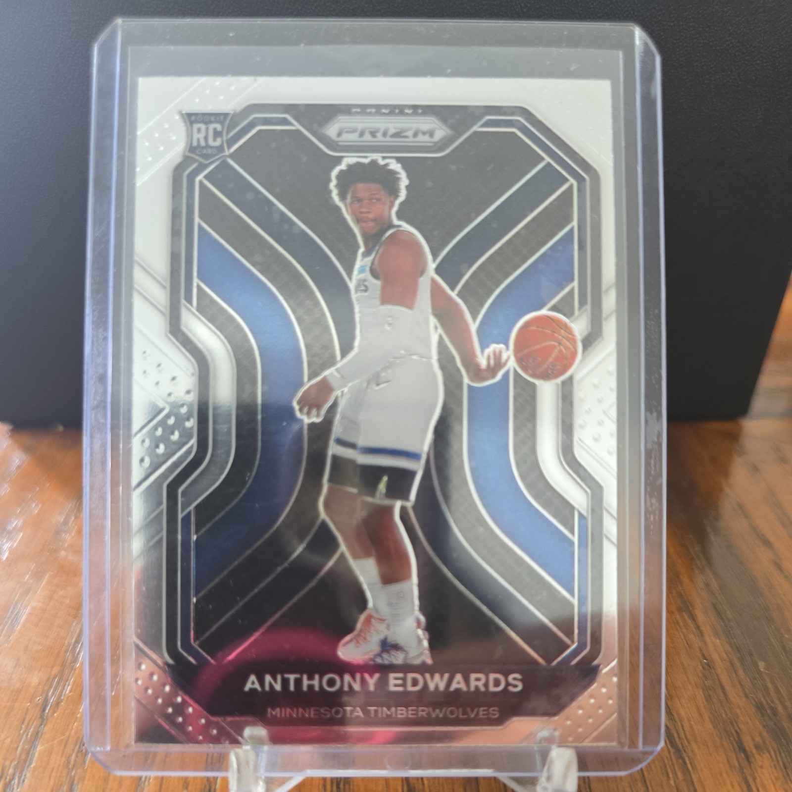 Anthony Edwards 2020-21 Panini Prizm Base Rookie Card Minnesota Timberwolves